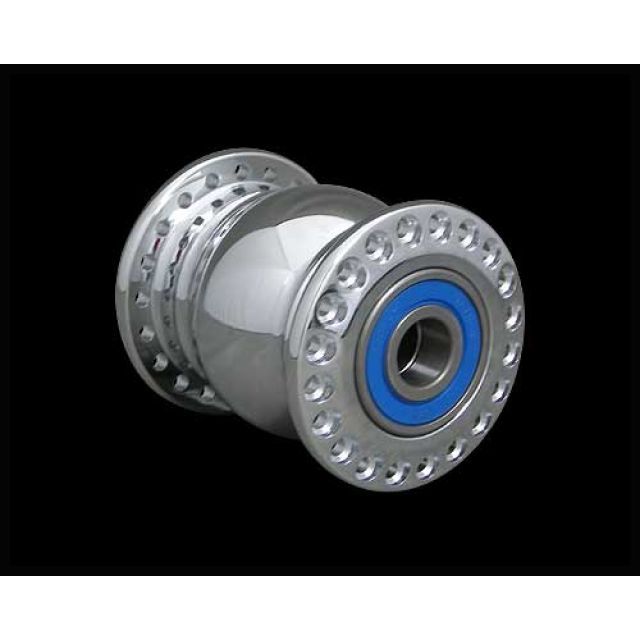 ネオファクトリー 汎用 5/8inベアリングスプールハブ クローム Neofactory