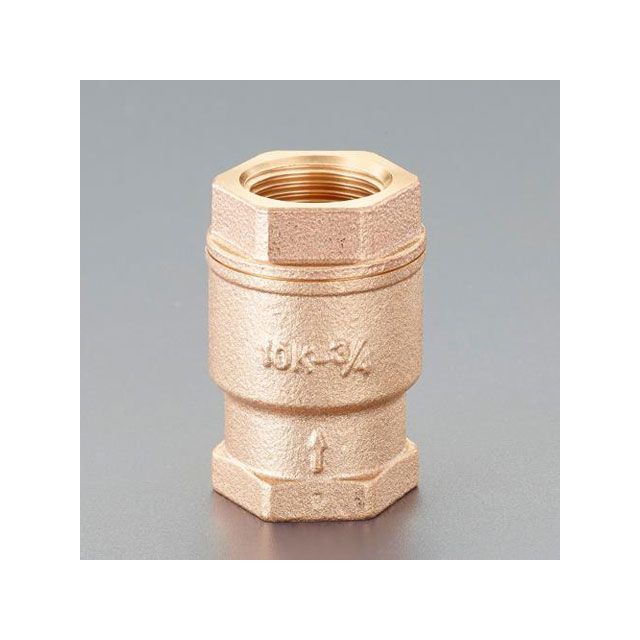 エスコ 1・1/2” リフトチャッキバルブ（竪型/青銅製） ESCO バイク 車 自動車 自転車