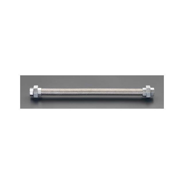 エスコ Rc1・1/2”x600mm フレキシブルチューブ（ユニオン式/SUS） ESCO