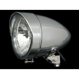 ネオファクトリー 汎用 4-1/2in ストレッチヘッドライト H4 カラー クローム Neofactory バイクの通販は