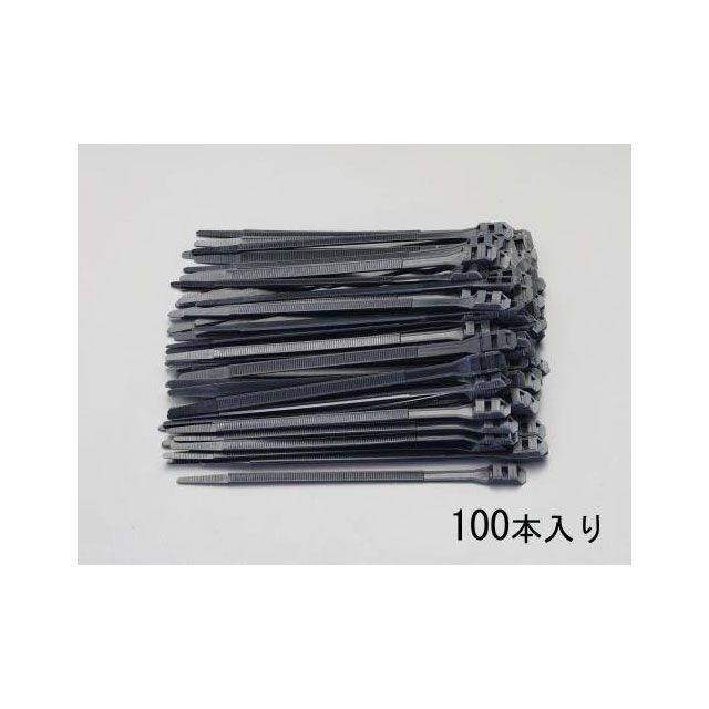 エスコ 610x 9.0mm 結束バンド（ダブルロッキング/100本） ESCO バイク 車 自動車 自転車の通販は 5,283円