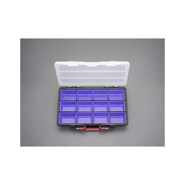 エスコ 447x293x 85mm パーツケース（トレー付） ESCO