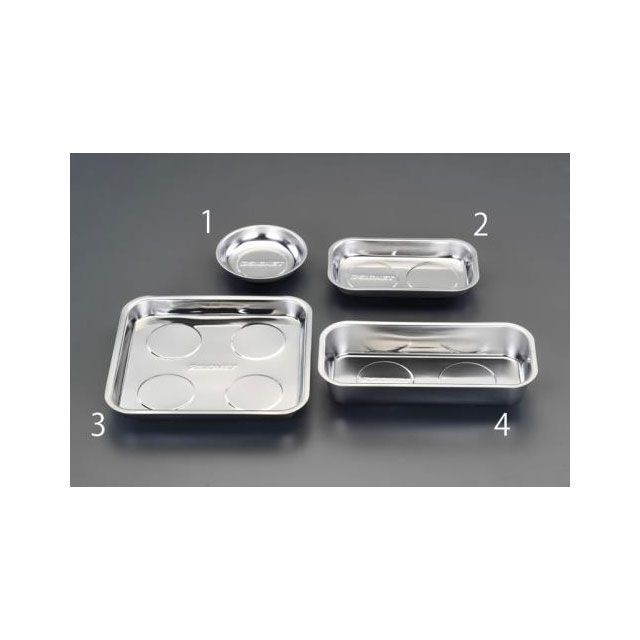 エスコ 295x270x42mm マグネットトレー（ステンレス製） ESCO 車 自動車の通販は 4,829円