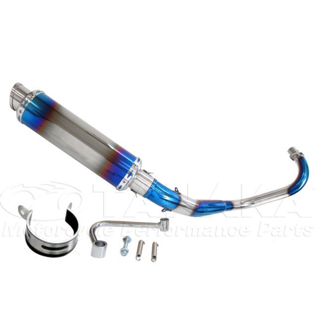 田中商会 ゴリラ モンキー モンキー用 チタンカラーマフラー Sea Tac バイクの通販は