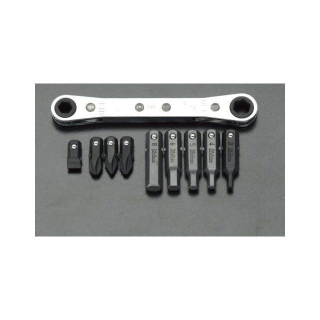 エスコ 1/4”Hex ドライバービットセット（ラチェット付） ESCO 7,720円