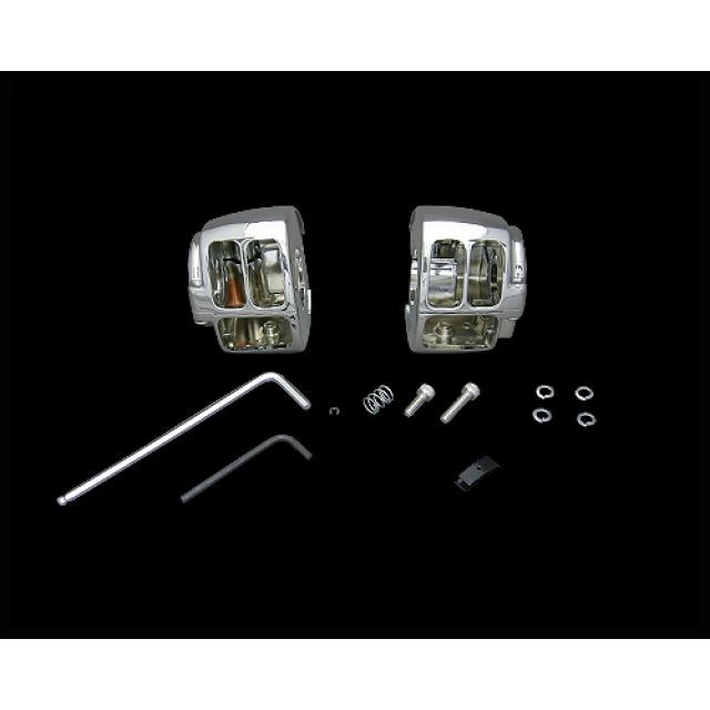 ネオファクトリー スイッチハウジング 96-06y クローム Neofactory バイクの通販は