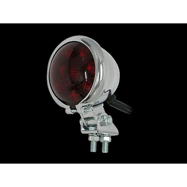 ネオファクトリー 汎用 ベーツスタイルテールライト LEDタイプ 本体 クローム レンズ レッドレンズ Neofactory バイクの通販は