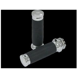 ネオファクトリー 汎用 カンツァータイプグリップ カラー クローム Neofactory バイク