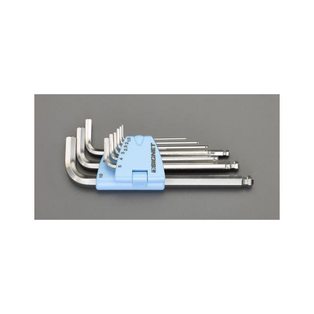 1.5-10mm /9本組 Hex-Plus キーレンチ EA573W-90 エスコ ESCO ESCO エスコ 1.5- 10mm⁄9本組[Ball Hex-Plus]キーレンチ EA573WH-1