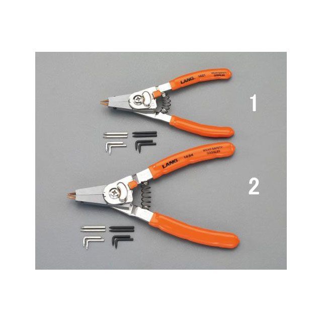 エスコ 3-26/7-26mm 内外兼用スナップリングプライヤ- ESCO バイク 車 自動車 自転車の通販は 6,785円