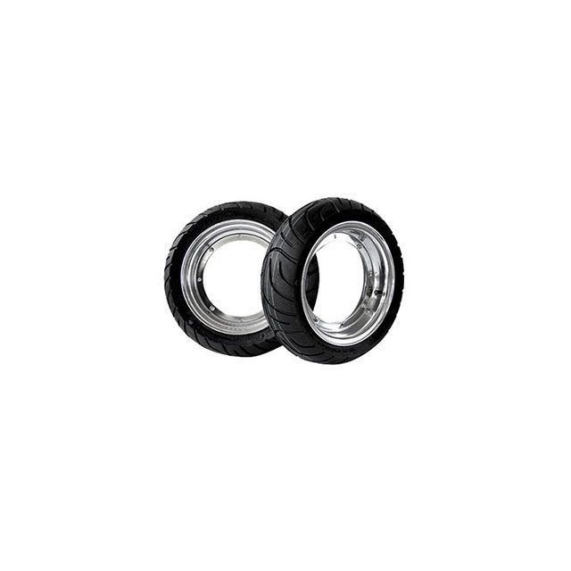 田中商会 ダックス・シャリィ ダックス・シャリィ用10インチ合わせアルミホイール・タイヤ前後セットB Sea Tac バイクの通販は