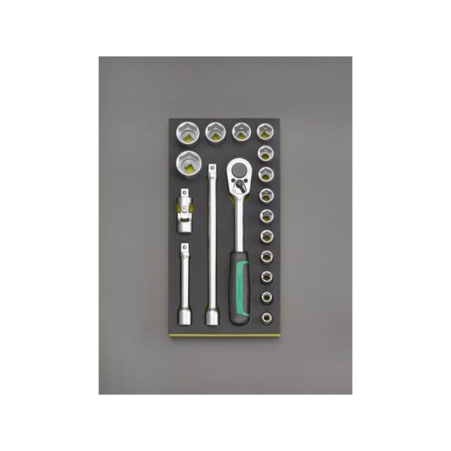 エスコ 1/2”DR ソケットレンチセット ESCO