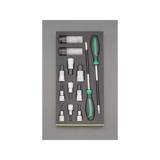 正規品／ESCO ハンドツール 1/2”DR INHEX ビットソケットセット エスコ バイク 車 自動車 自転車 エスコ 1&frasl;2\u201dDR INHEX ビットソケットセット ESCO バイク 車 自動車