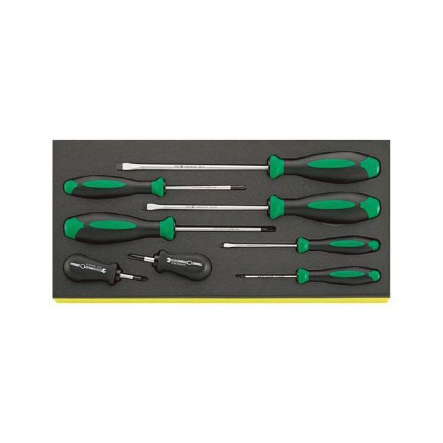 エスコ 8本組 + - ドライバーセット ESCO バイク 車 自動車 自転車の通販は