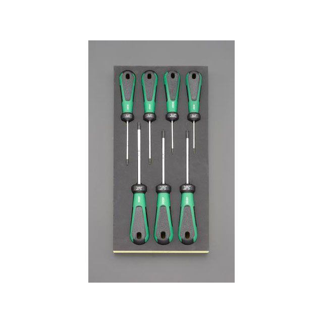 エスコ 7本組 TORX ドライバーセット（イジリ止付） ESCO