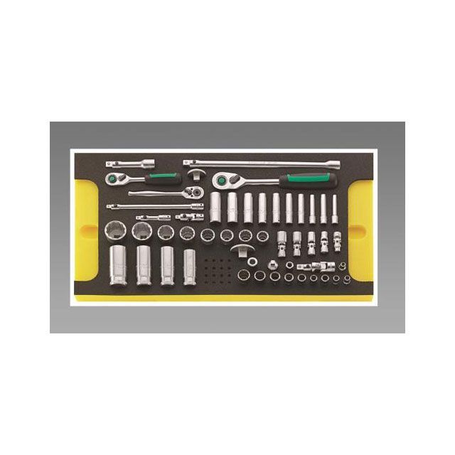 エスコ 1/4”DR・3/8”DR ソケットレンチセット（インチ） ESCO バイク 車 自動車 自転車の通販は