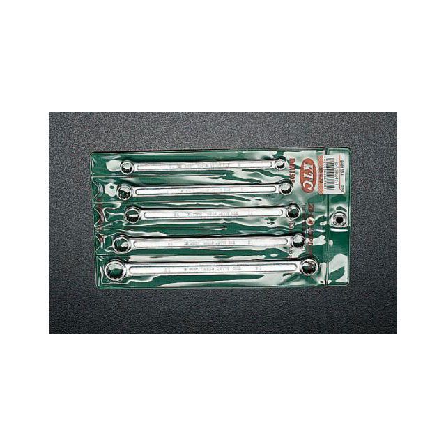 エスコ 5本組/8-17mm 両口めがねレンチ（ストレート） ESCO 8,039円