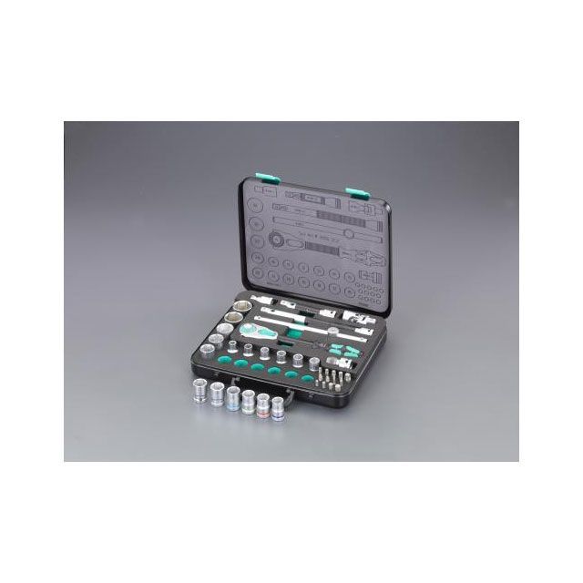 エスコ 1/2”DR ソケットレンチセット（ZYKLOP） ESCO