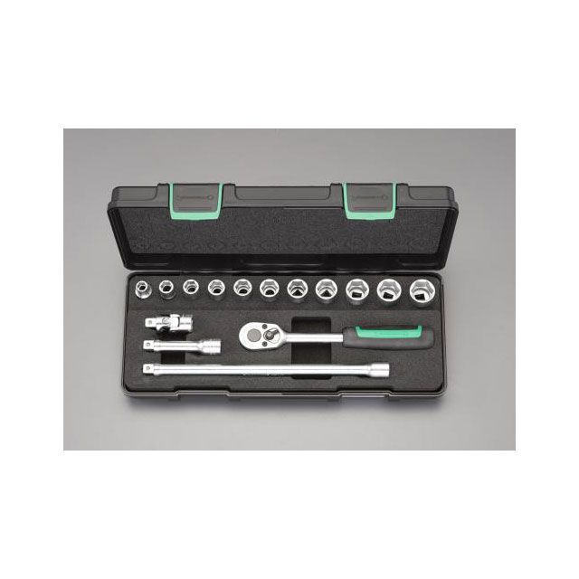 エスコ 3/8”DR ソケットレンチセット ESCO バイク 車 自動車 自転車の通販は