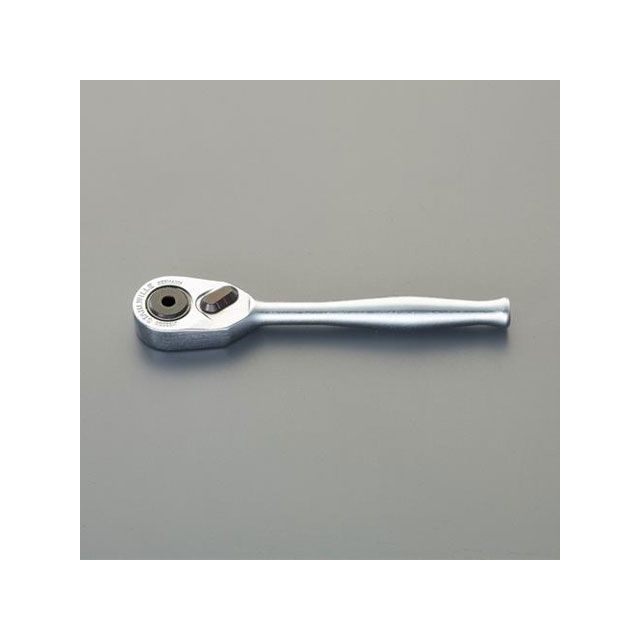 エスコ 1/4”Hex/117mm 凹ラチェットハンドル ESCO