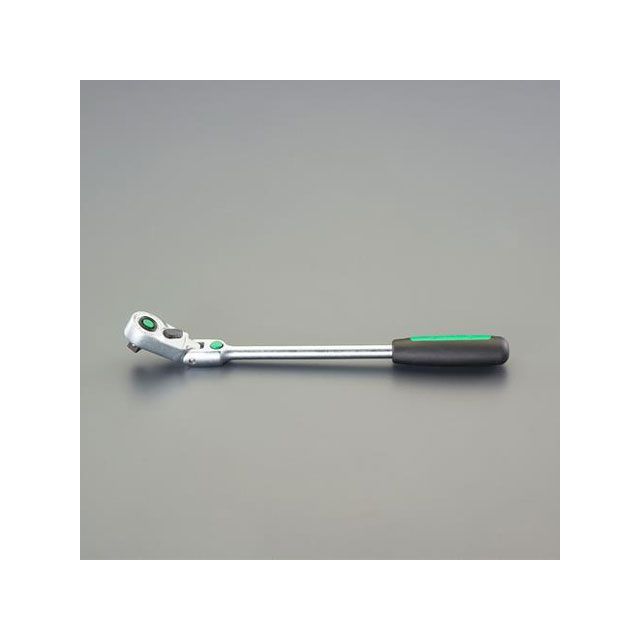 エスコ 3/8”DR/300mm ラチェットハンドル（首振型） ESCO