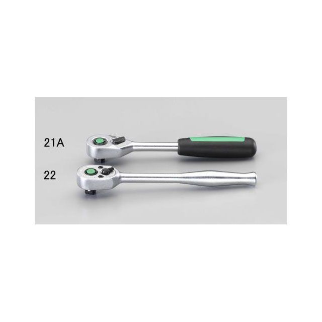エスコ 3/8”DR/193mm ラチェットハンドル（ロッキング機能） ESCO
