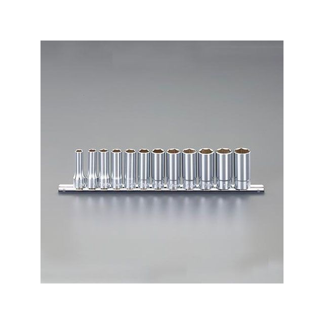 エスコ 3/8”DR/8-19mm ディープソケットセット ESCO バイク 車 自動車 自転車の通販は