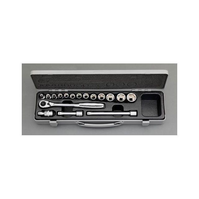 エスコ 3/8”DR ソケットレンチセット ESCO