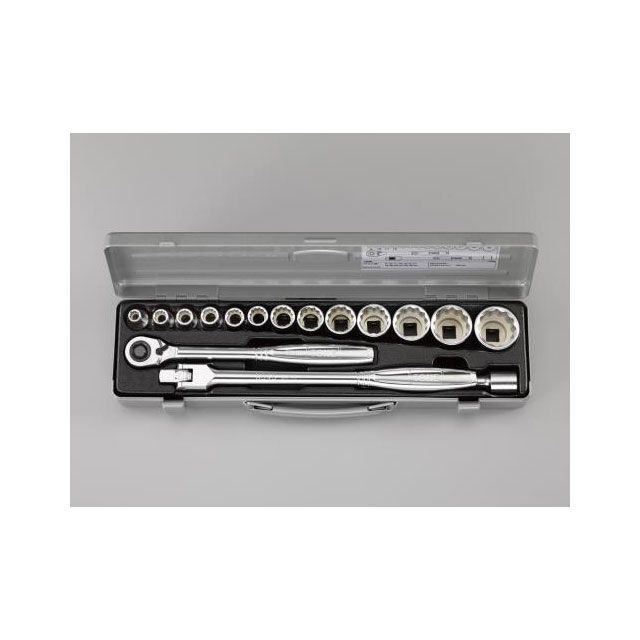 エスコ 1/2”DR ソケットレンチセット ESCO バイク 車 自動車 自転車の通販は 16,834円