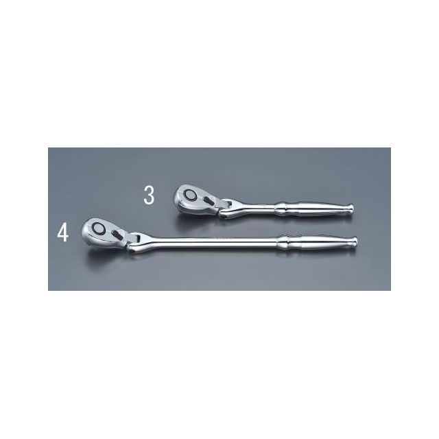 エスコ 1/2”DR/375mm ラチェットハンドル（首振り） ESCO