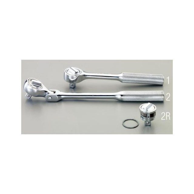 エスコ 3/8”DR/246mm ラチェットハンドル（首振りタイプ） ESCO