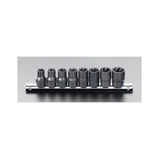 エスコ 3/8”DR/8個組 ナットツイスター ESCO