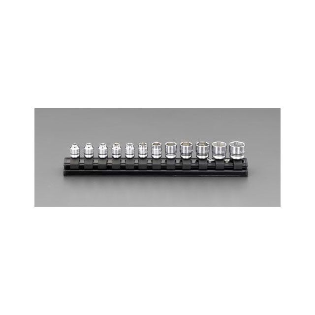 エスコ 1/4”DR/12個 ソケットセット（Z-EAL） ESCO 8,006円