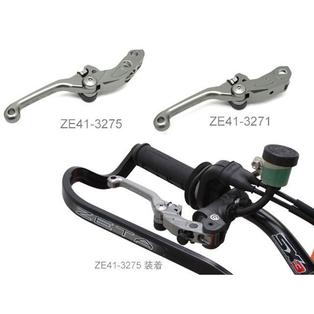 ジータ ピボットレバー CP(クラッチ/4フィンガー) チタンカラー ZETA ジータ ピボットレバー CP(クラッチ/4フィンガー) チタンカラー ZETA