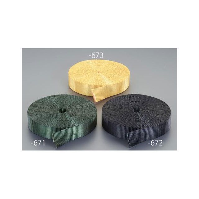 エスコ 50x3.0mm/10m 荷締機用ベルト（PE製・OD色） ESCO バイク 車 自動車 自転車 5,738円