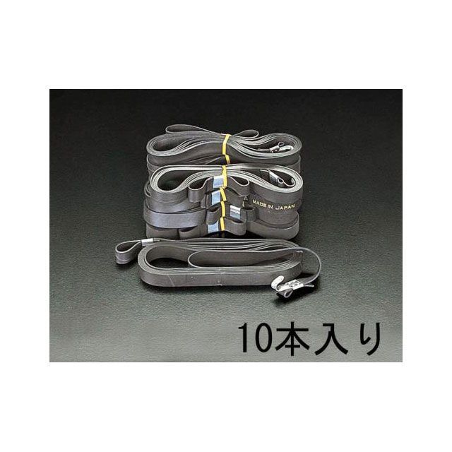エスコ 20mmx3m 平ゴムロープ（10本） ESCO バイク 車 自動車 自転車の通販は