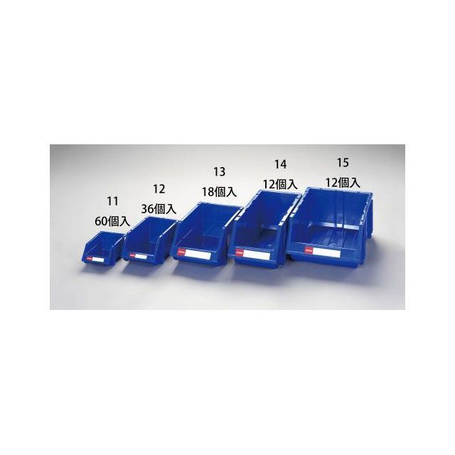 エスコ 121x180x84mm パーツトレー（重ね置型/60個） ESCO 12,543円