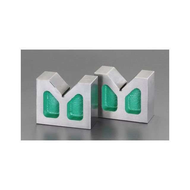 エスコ 75x 60x 32mm Vブロック（B型・機械仕上） ESCO