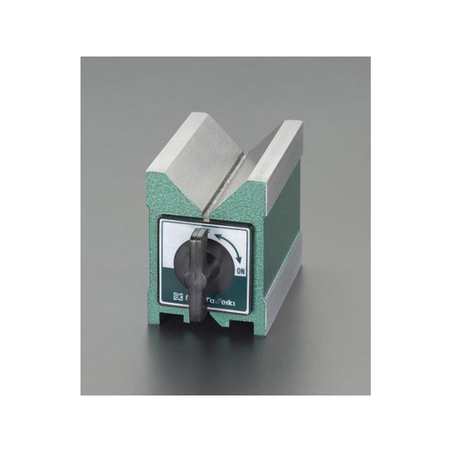 エスコ 95x70x 80mm Vブロック（マグネット付） ESCO バイク 車 自動車 自転車の通販は