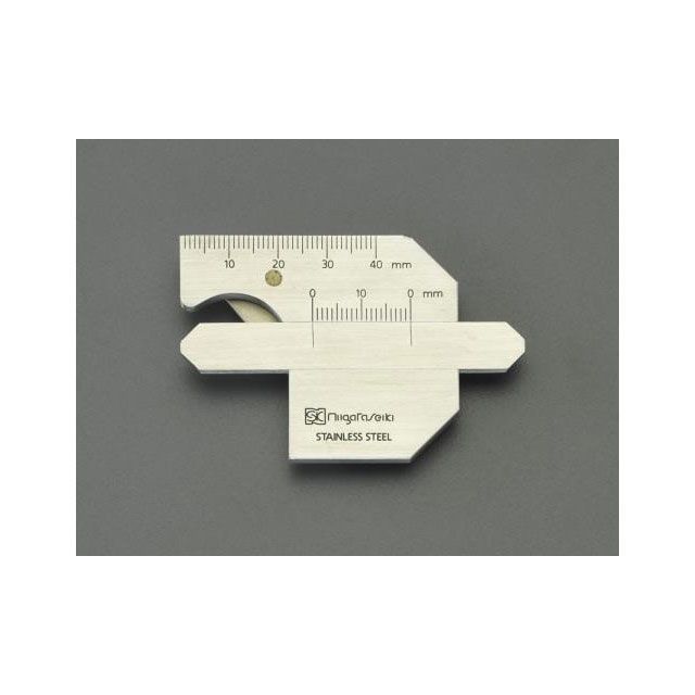 エスコ 溶接ゲージ（ステンレス製） ESCO