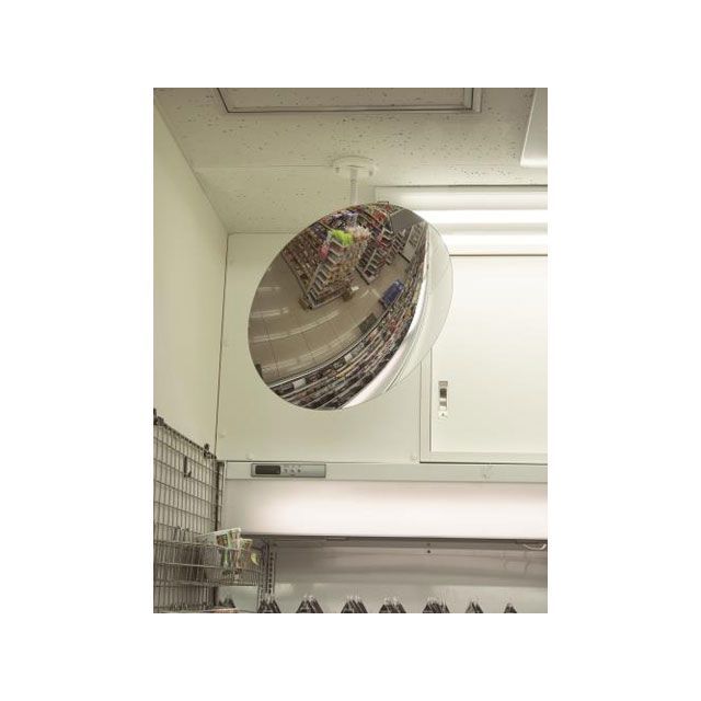 エスコ φ280mm 凸面ミラー（アクリル製） ESCO