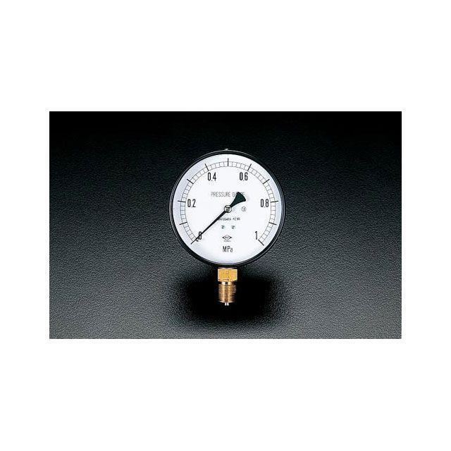 エスコ G 3/8”/100mm/0-1.5MPa 圧力計 ESCO