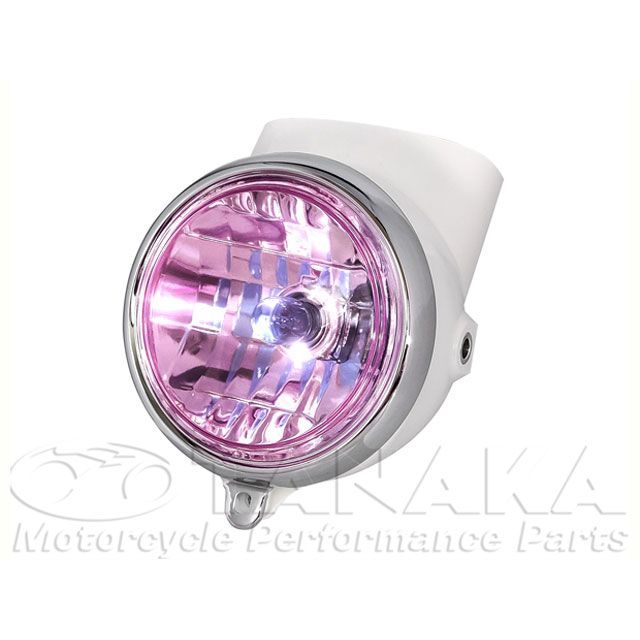 田中商会 シャリィ ダックス 初期型ダックス シャリィタイプヘッドライト カラー ホワイト・ピンク Sea Tac