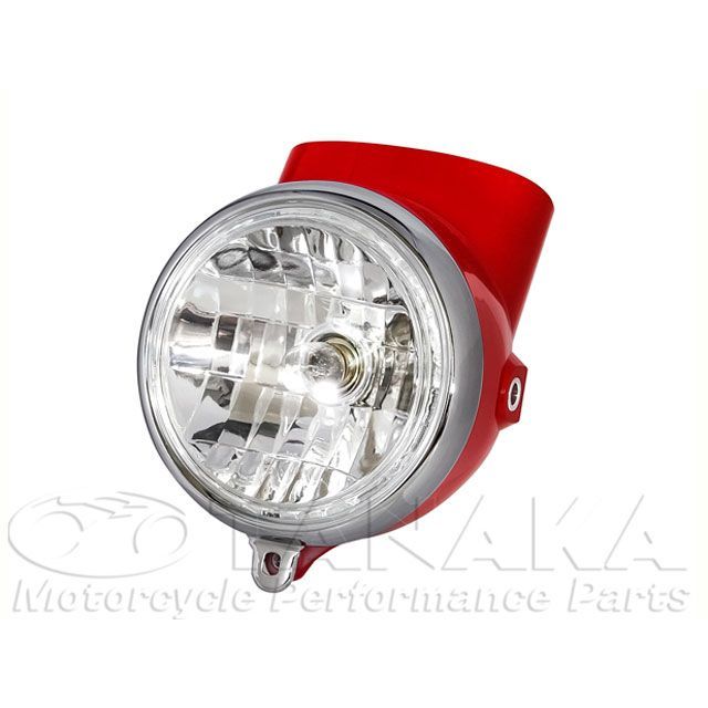 田中商会 シャリィ ダックス 初期型ダックス シャリィタイプヘッドライト カラー レッド・クリア Sea Tac