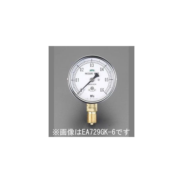エスコ 75mm/0-3.0MPa 圧力計（耐脈動圧型） ESCO 7,843円
