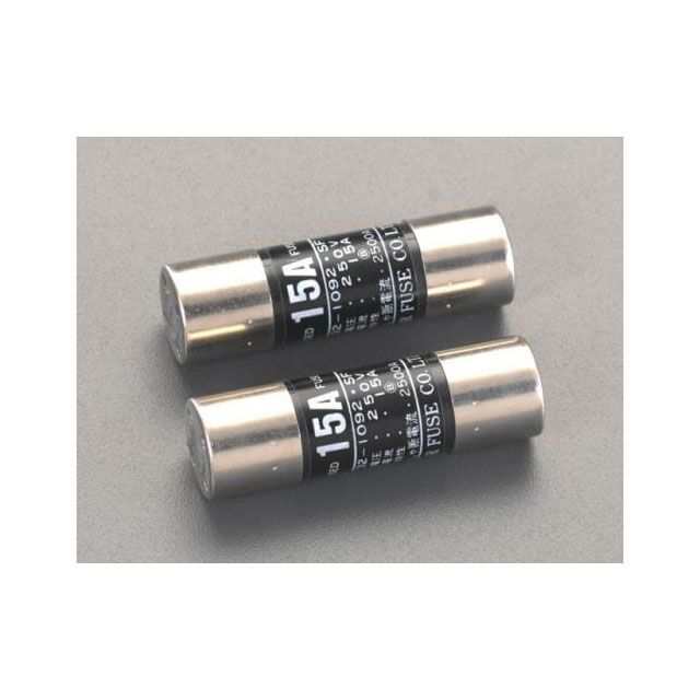 エスコ 250Vx 60A/φ20mm 筒型エンクロヒューズ(2本) ESCO バイク 車 自動車 自転車の通販は