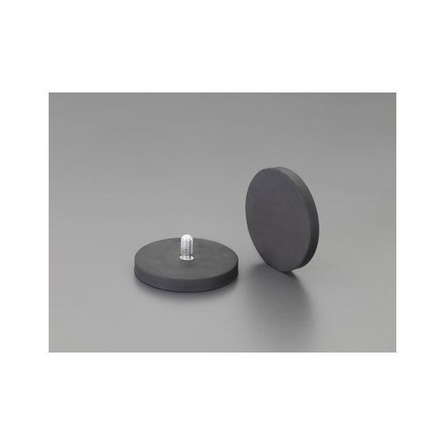 エスコ φ43x 6.0mm/M6x0.8/85N 強力マグネット（2個） ESCO バイク 車 自動車 自転車の通販は 5,710円