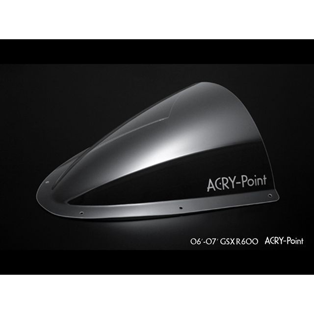 アクリポイント GSX-R600 GSX-R600 2006-2007用スクリーン レーシング（クリア） ACRY-Point バイクの通販は