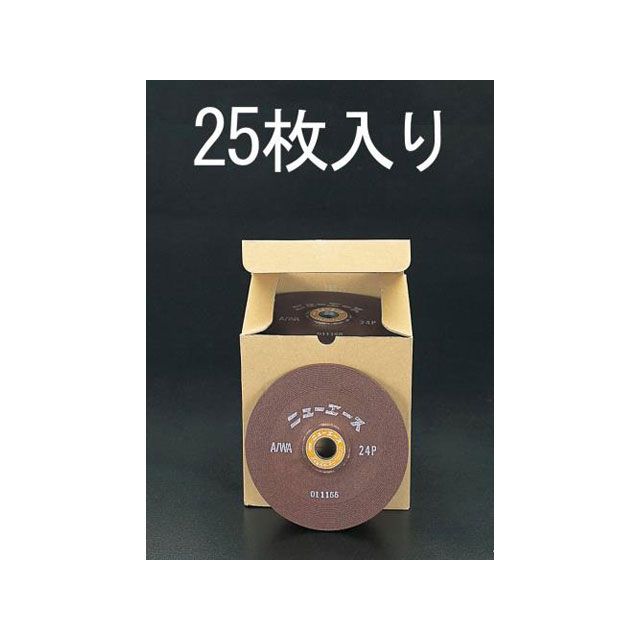 エスコ 180x6mm/WA24P オフセット型砥石（25枚） ESCO