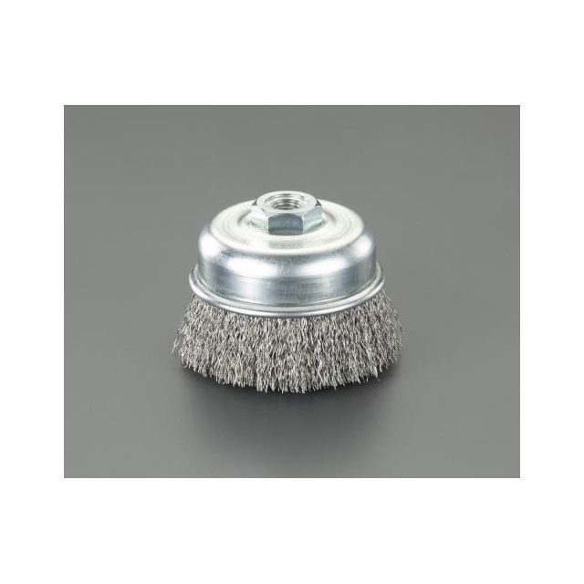 エスコ 75mm/M10 ワイヤーブラシ（カップ型/ステンレス製） ESCO バイク 車 自動車 自転車の通販は 4,718円